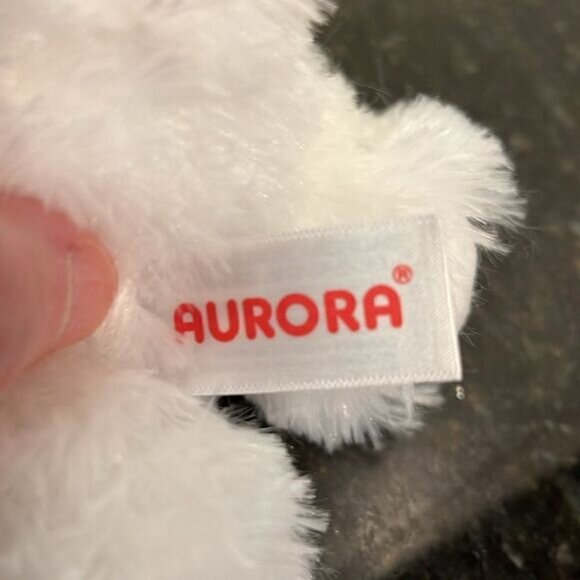 AURORA MINI FLOPSIE 8” PLUSH BICHON FRISE DOG 60466 CUDDLY SOFT TOY TEDDY PUPPY - Picture 8 of 9